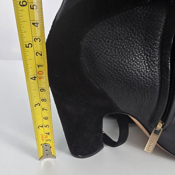 Jimmy Choo Henrietta Booties Wraparound Suede Tie Ankle Boot Black 40 - Picture 7 of 16